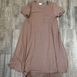 LuLaRoe Brown T-Shirt Dress
